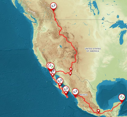 Recap: Von Mexiko nach Kanada mit dem Rad